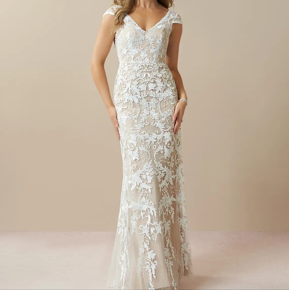 Azazie Devonna Wedding Dress Sz 14
